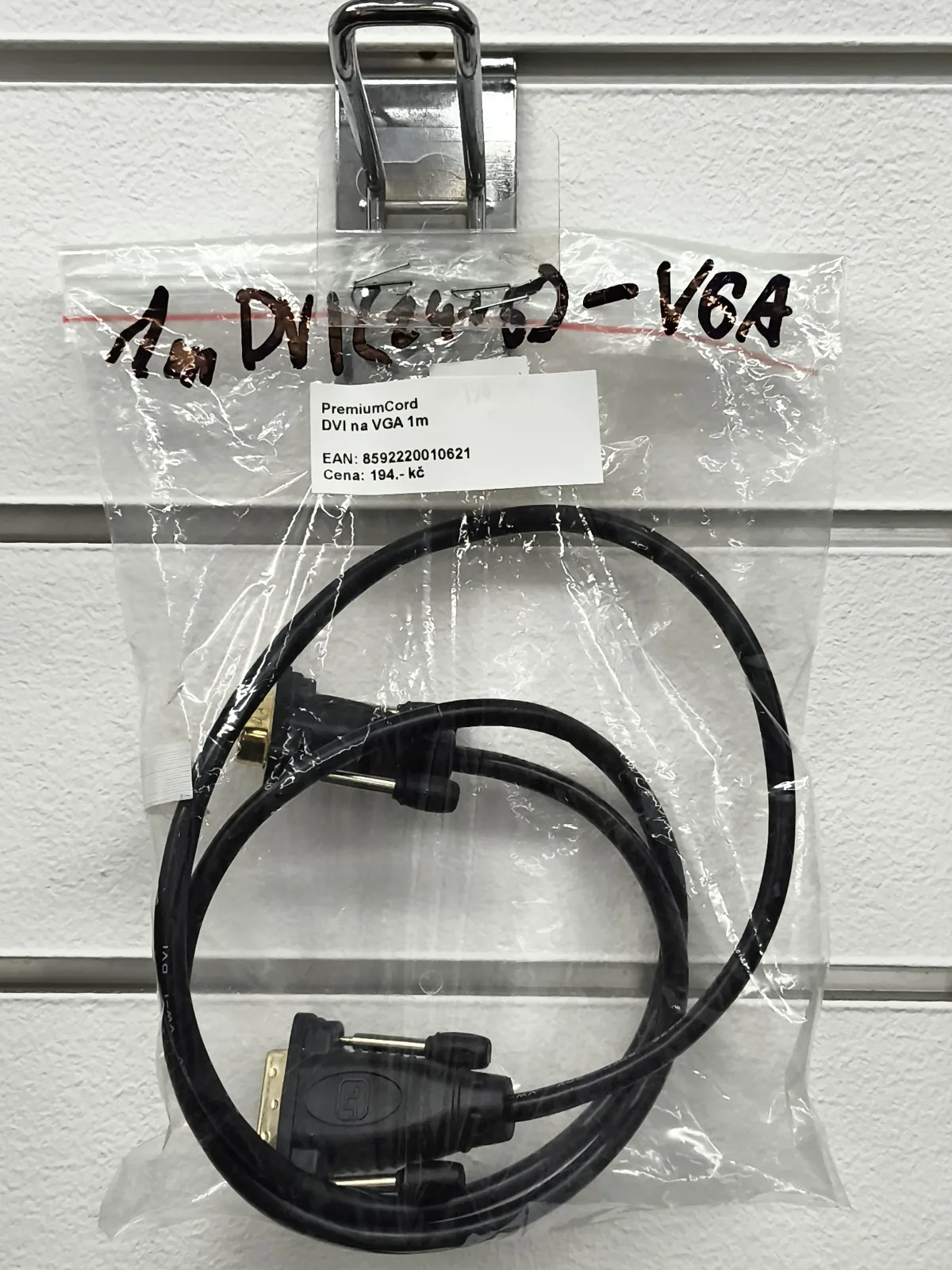 PremiumCord DVI na VGA 1 m