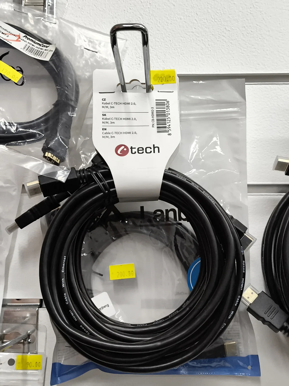 C-TECH HDMI 2.0 kabel 3 m