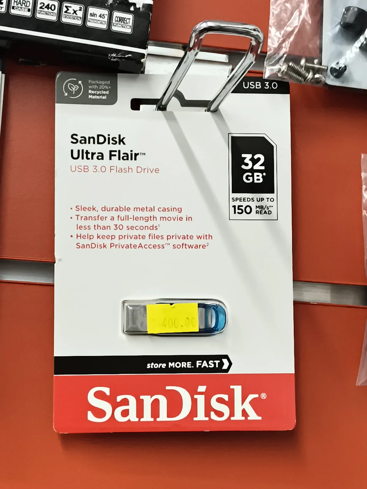 SanDisk Ultra Flair USB 3.0 Flash Drive 32 GB