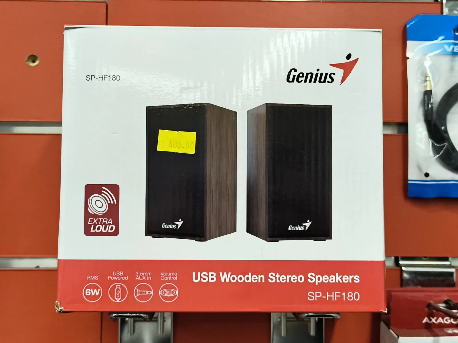 Genius SP-HF180 USB Wooden Stereo Speakers